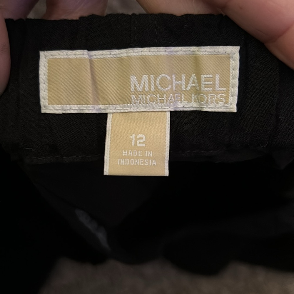 Michael Kors, Beautiful & Comfy black work pants. Size 12 woman’s